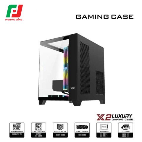  VỎ CASE MÁY TÍNH X2 LUXURY 