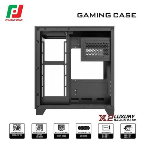  VỎ CASE MÁY TÍNH X2 LUXURY 