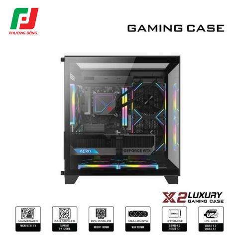  VỎ CASE MÁY TÍNH X2 LUXURY 