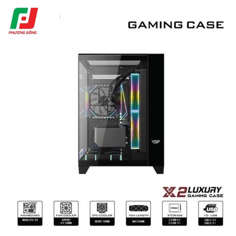  VỎ CASE MÁY TÍNH X2 LUXURY 
