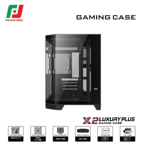  VỎ CASE MÁY TÍNH X2 LUXURY PLUS 
