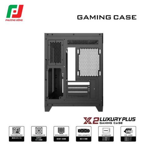  VỎ CASE MÁY TÍNH X2 LUXURY PLUS 