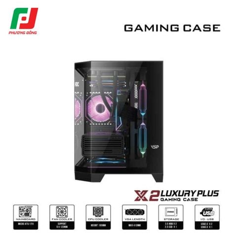  VỎ CASE MÁY TÍNH X2 LUXURY PLUS 