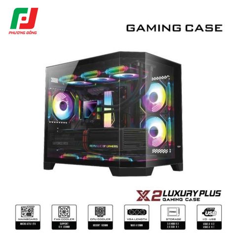  VỎ CASE MÁY TÍNH X2 LUXURY PLUS 
