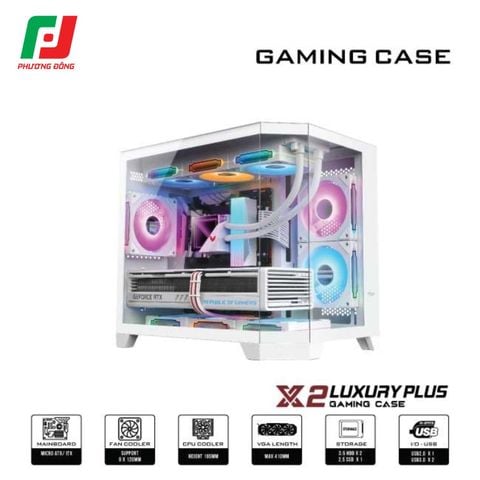  VỎ CASE MÁY TÍNH X2 LUXURY PLUS 