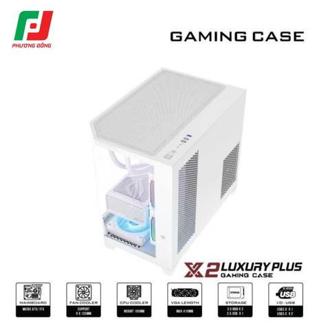  VỎ CASE MÁY TÍNH X2 LUXURY PLUS 