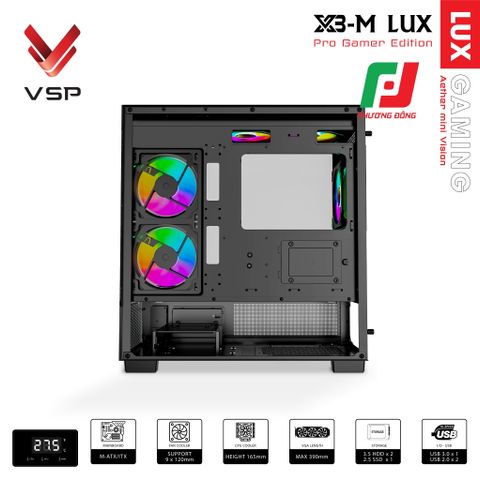  VỎ CASE MÁY TÍNH X3-M LUX 