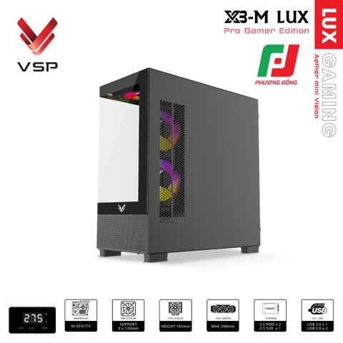  VỎ CASE MÁY TÍNH X3-M LUX 