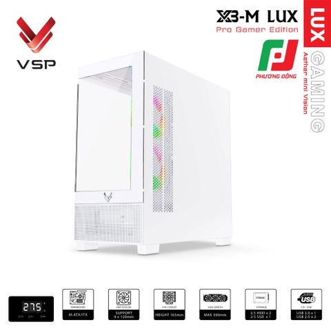 VỎ CASE MÁY TÍNH X3-M LUX 