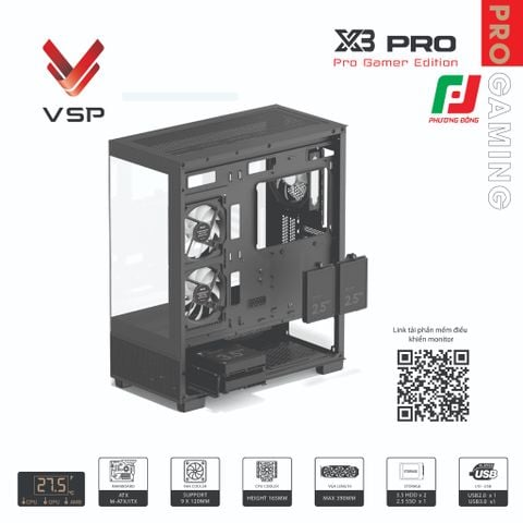  VỎ CASE MÁY TÍNH PRO GAMER EDITION X3 PRO 