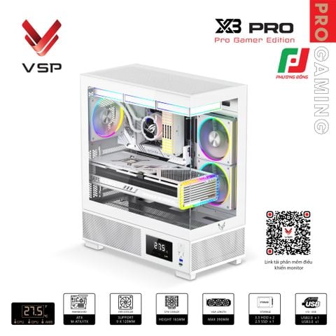  VỎ CASE MÁY TÍNH PRO GAMER EDITION X3 PRO 