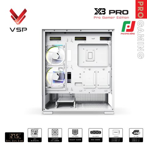  VỎ CASE MÁY TÍNH PRO GAMER EDITION X3 PRO 