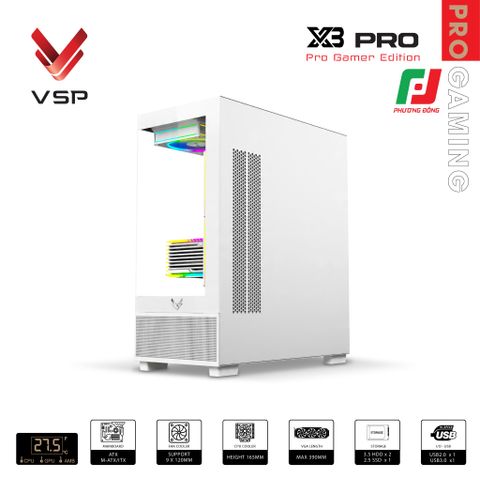  VỎ CASE MÁY TÍNH PRO GAMER EDITION X3 PRO 