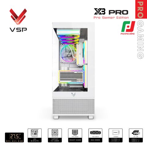  VỎ CASE MÁY TÍNH PRO GAMER EDITION X3 PRO 