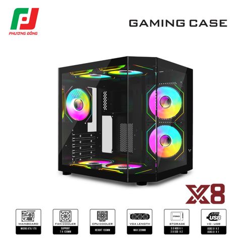  VỎ CASE MÁY TÍNH VSP X8 