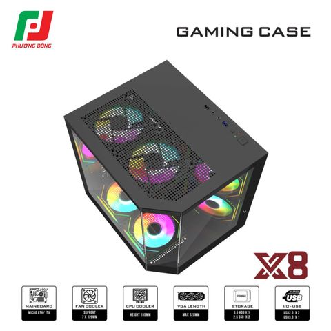  VỎ CASE MÁY TÍNH VSP X8 