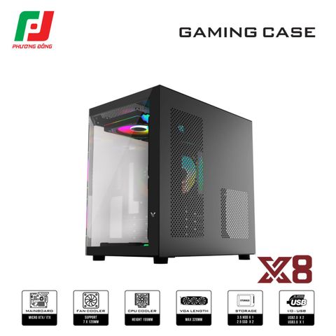  VỎ CASE MÁY TÍNH VSP X8 