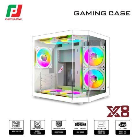  VỎ CASE MÁY TÍNH VSP X8 