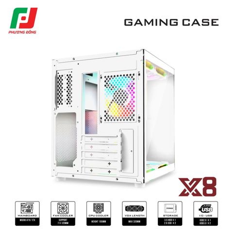  VỎ CASE MÁY TÍNH VSP X8 