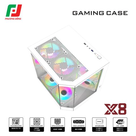  VỎ CASE MÁY TÍNH VSP X8 
