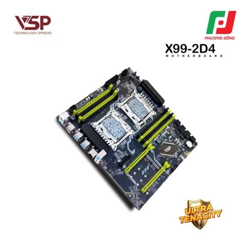  MAINBOARD VSP X99-2D4 (INTEL LGA2011-3/ E-ATX/ 256GB DDR4) 