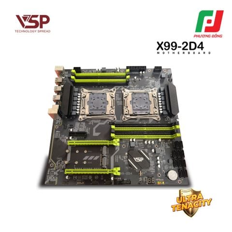  MAINBOARD VSP X99-2D4 (INTEL LGA2011-3/ E-ATX/ 256GB DDR4) 