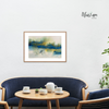  Tranh Màu nước Lặng lẽ ngóng trông - họa sĩ Trương Văn Ngọc 