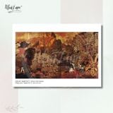  Set Postcard by NhãLam Art Tranh sơn mài, Nguyễn Gia Trí - Alix Aymé, thời kỳ Đông Dương 