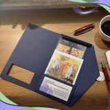  Set Postcard & Bookmark bọc sẵn wrapper by NhãLam Art Top hoạ sỹ tranh sơn mài thời Đông Dương 