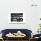  Tranh Màu nước Sa mưa giông - họa sĩ Hồ Hưng 