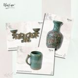  Set Postcard by NhãLam Art viết tay Gốm Biên Hoà xưa 