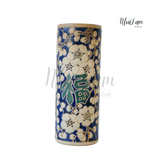  Bình ống bút hoa Mai - chữ Phúc 