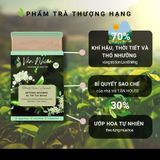  Trà Thanh Xuân (ướp hoa Nhài và Dành Dành) - Ô long Nghệ nhân, Sơn La - Vân Nhiên, Hộp thiếc 100 gr 
