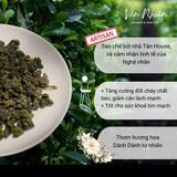  Trà Thiều Hoa (ướp hoa Ngọc Lan) - Ô long Nghệ nhân, Sơn La - Vân Nhiên, Hộp thiếc 100 gr 
