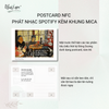  Set Postcard NFC 2A by NhãLam Art Thế Hệ Mới - Khung Hình Phát Nhạc Spotify Tiện Lợi - Thiết Kế Đông Dương Đậm Chất Nghệ Thuật 