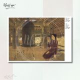  Set Postcard 4 cái by NhãLam Art Top hoạ sỹ tranh lụa, thời kỳ Đông Dương 