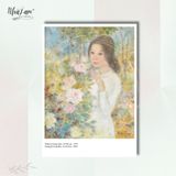  Set Postcard 4 cái by NhãLam Art Top hoạ sỹ tranh lụa, thời kỳ Đông Dương 