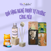  Set Tinh Dầu Kèm Tượng Mèo Nghệ Thuật by Nhã L'Atelier | Quà Tặng Decor 