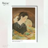  Set Postcard 4 cái by NhãLam Art Top hoạ sỹ tranh lụa, thời kỳ Đông Dương 