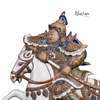 Phù Điêu Tướng Quân rút gươm 