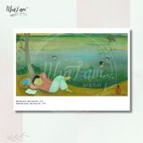  Set Postcard 4 cái by NhãLam Art Tác phẩm nổi bật, Lê Phổ, Mai Thứ, thời kỳ Đông Dương 