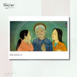  Set Postcard 4 cái by NhãLam Art Tác phẩm nổi bật, Lê Phổ, Mai Thứ, thời kỳ Đông Dương 