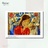  Set Postcard by NhãLam Art Tranh sơn mài, Nguyễn Gia Trí - Alix Aymé, thời kỳ Đông Dương 