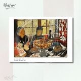  Set Postcard by NhãLam Art Tranh sơn mài, Nguyễn Gia Trí - Alix Aymé, thời kỳ Đông Dương 