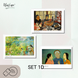  Set Postcard NFC 1D by NhãLam Art Thế Hệ Mới - Khung Hình Phát Nhạc Spotify Tiện Lợi - Thiết Kế Đông Dương Đậm Chất Nghệ Thuật 