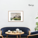  Tranh Màu nước Vòng tay âu yếm - họa sĩ Hồ Hưng 
