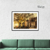  Tranh Màu nước Chiều a di đà - họa sĩ Hồ Hưng 