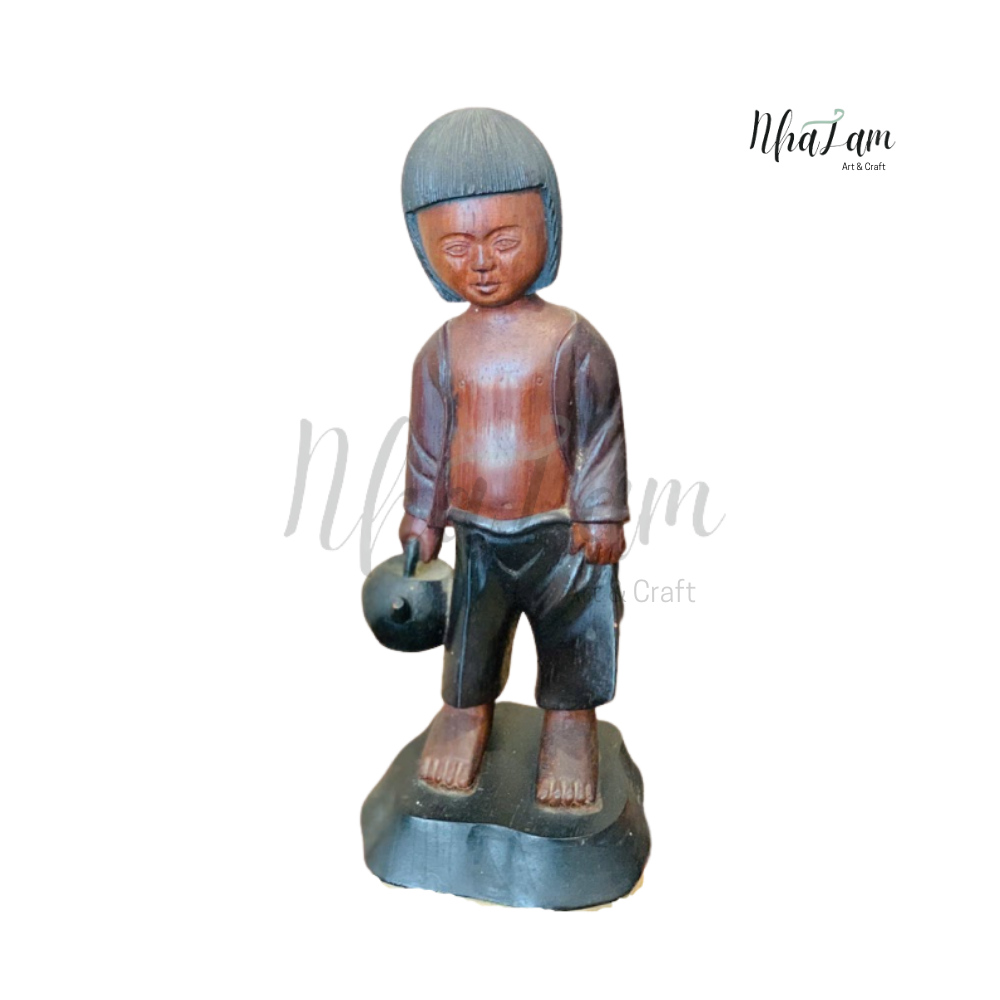  Tượng gỗ em bé 