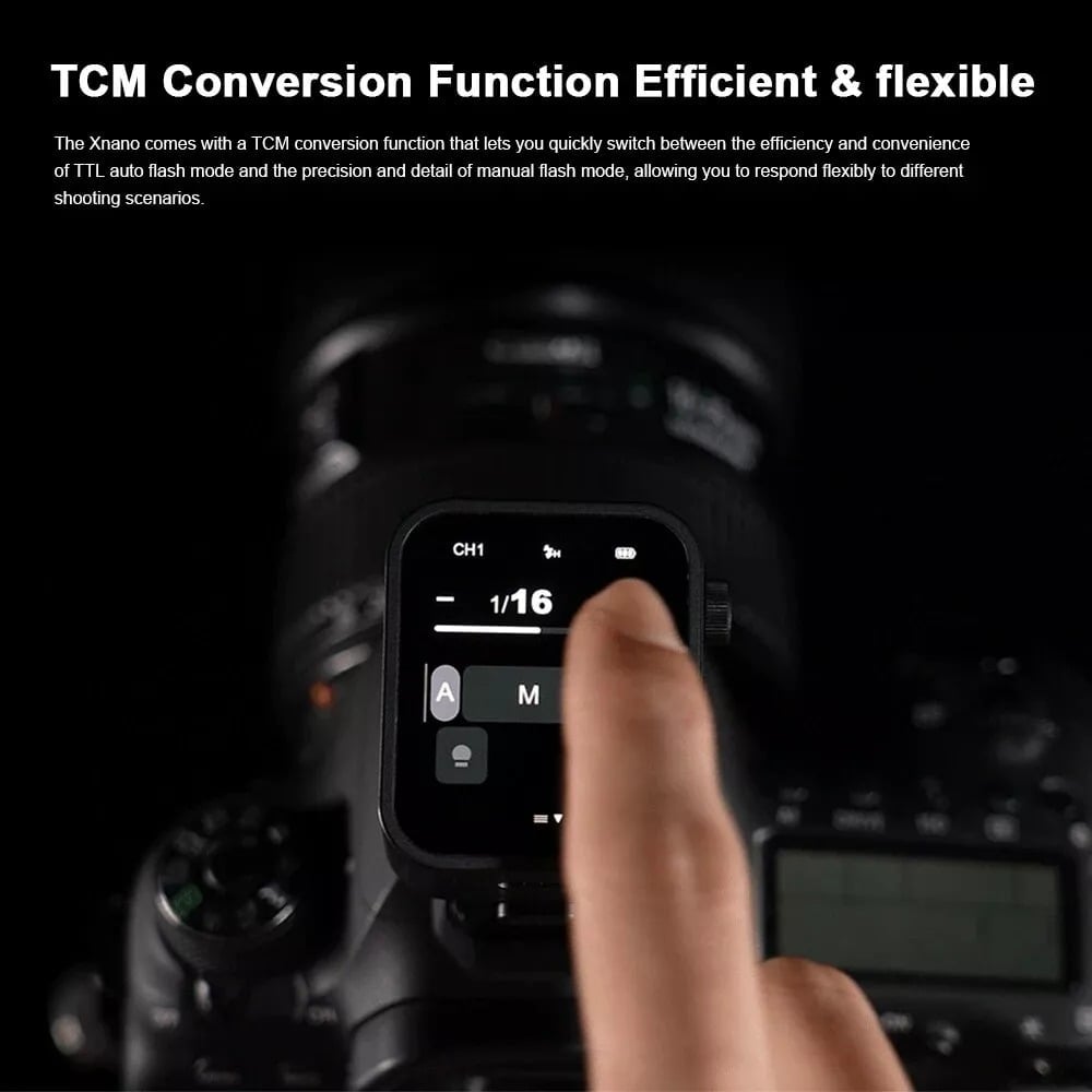 Trigger Flash Wireless Godox X3-N TTL – Trasmettitore Con Touchscreen OLED, Batteria Li-Ion Ricarica USB-C, Supporto TCM E HSS, Per Fotocamere Canon