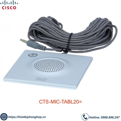 Micro Cisco CTS-MIC-TABL20 - Micro đa hướng để bàn Cisco TTC5-06